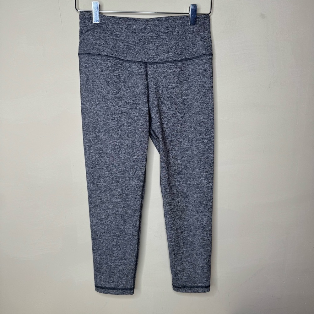 Victoria's Secret VSX Sport Knockout Capri Heathered Gray Womens s/p